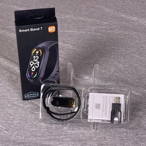 M7 Smart Band 7 Smart Watch Fitness Tracker Heart Rate Blood Oxygen 50M WR